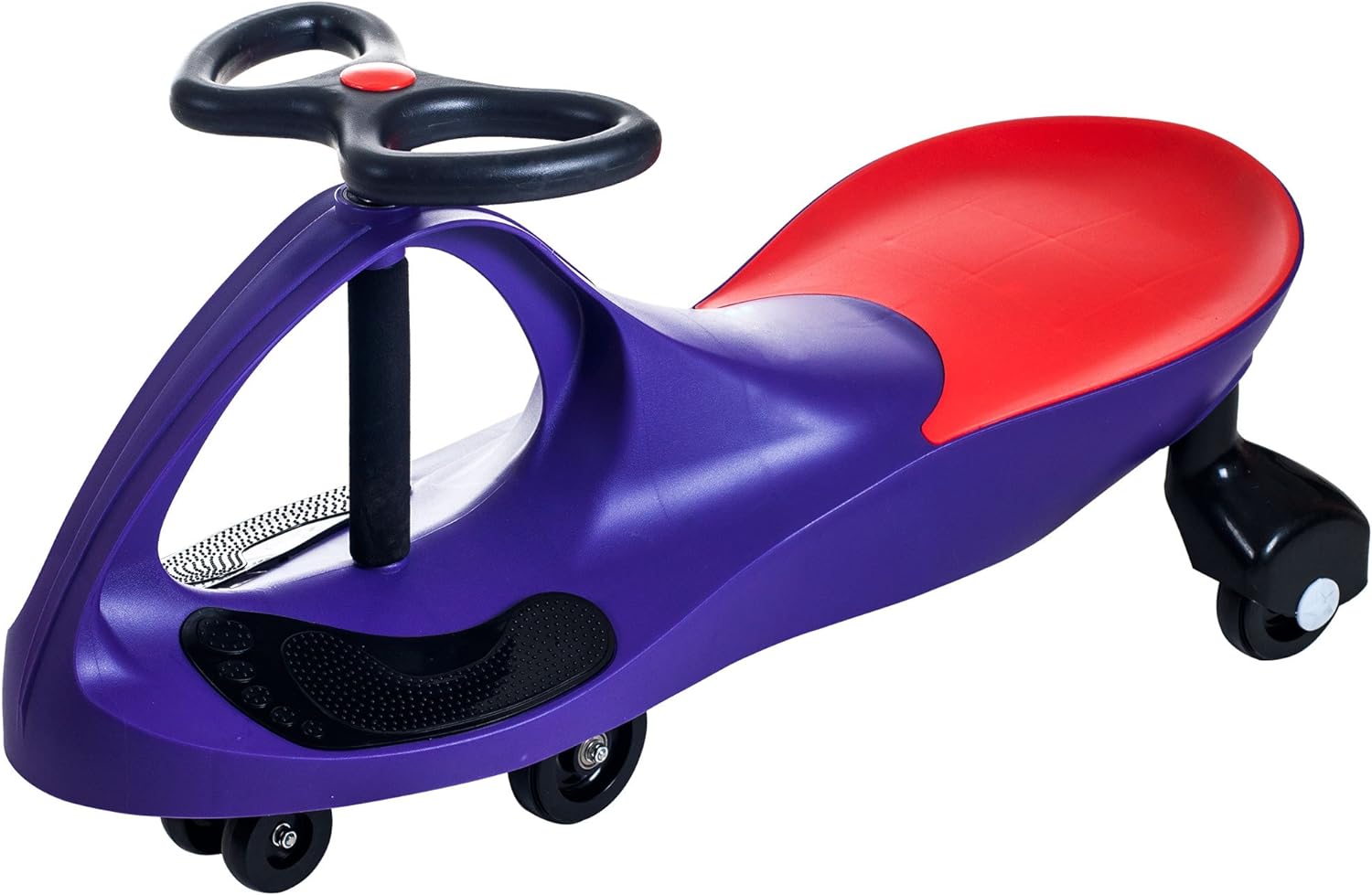 Lil' Rider Wiggle Car Ride On Toy  No Batteries, Gears or Pedals  Twist, Swivel, Go  Outdoor Ride Ons for Kids 3 Years and Up-(M370010), Large, Purple