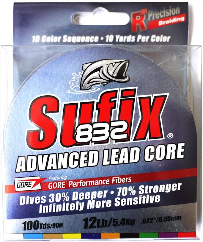 Sufix 832 Lead Core Fishing Lure