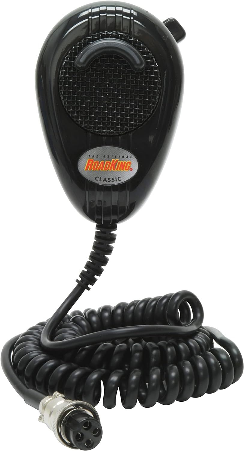 RoadKing RK564P 4-Pin Dynamic Noise Canceling CB Microphone