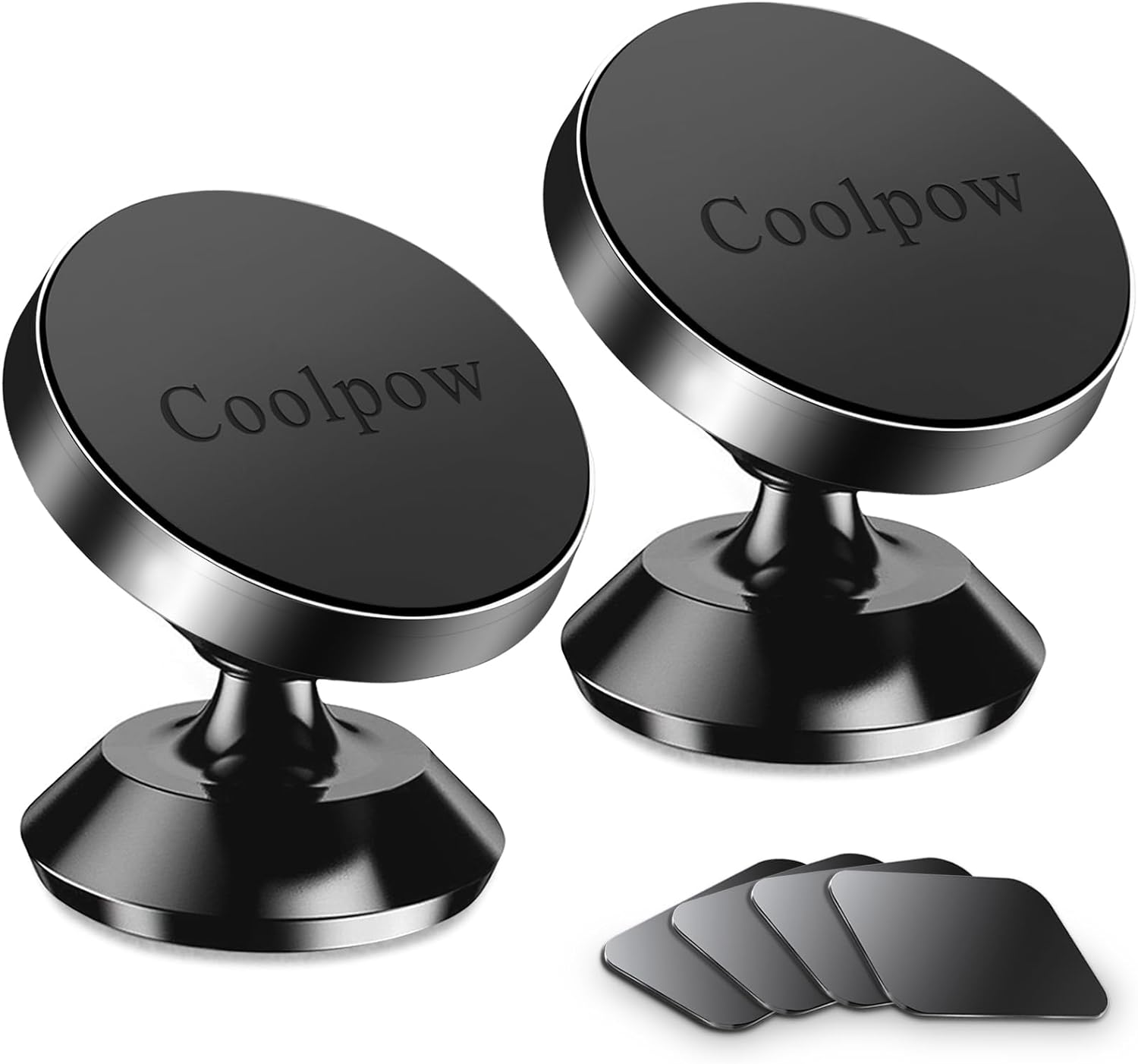 Explore the robust and convenient Coolpow Magnetic Phone Mount, designed to securely hold your phone in place while you drive. With strong magnets and easy installation, it provides a reliable solution for hands-free use.