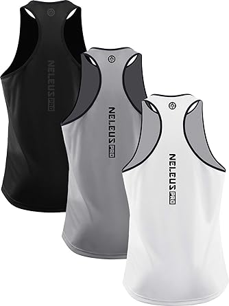 These are by far my favorite tanks to wear in the gym and during the summer. The material is breathable, comfortable, and oddly flattering. I workout five/six days a week so the fact they come in packs of three (3) is great and theyre a great price for that fact too. I highly recommend these to anyone looking for a comfortable, stylish, and quality set of tank tops.