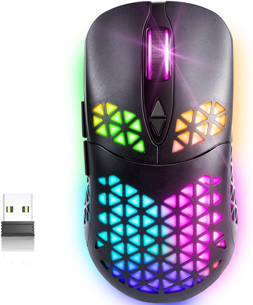The item is a well-made mouse that I use for gaming, it works really well, and I love the different DPI settings. The RGB is a really nice color rotation, and the buttons are all smooth and easy to access. The only thing I wish it was, was easier to glide on my mousepad. It' a little bit slower, but that' also in comparison to a $60 mouse. Overall, it' a buy well worth it. A good mouse for a good price.