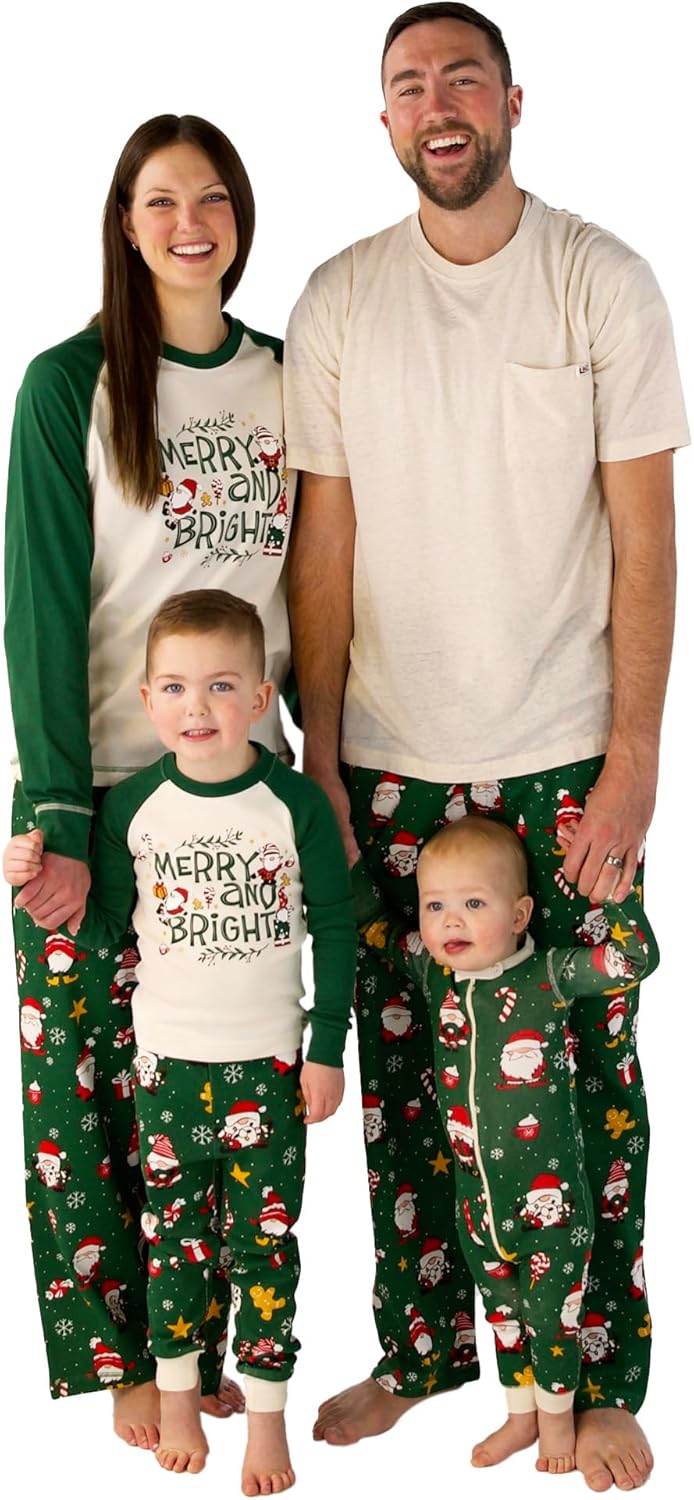 Lazy One Matching Holiday Pajamas for Family, Holiday Pajama Sets for Adults, Teens, Kids, Baby and Dog