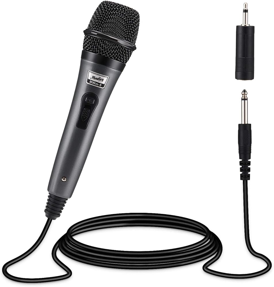 Delivers amazing quality and value. Honestly, better than the microphone that is made for my karaoke machine. It is also worth mentioning that the cord is long enough for when standing further away while using the microphone. Finally, the microphone’s sound quality is great for the price. Not a bad way to spend sub-20 bucks for a microphone.