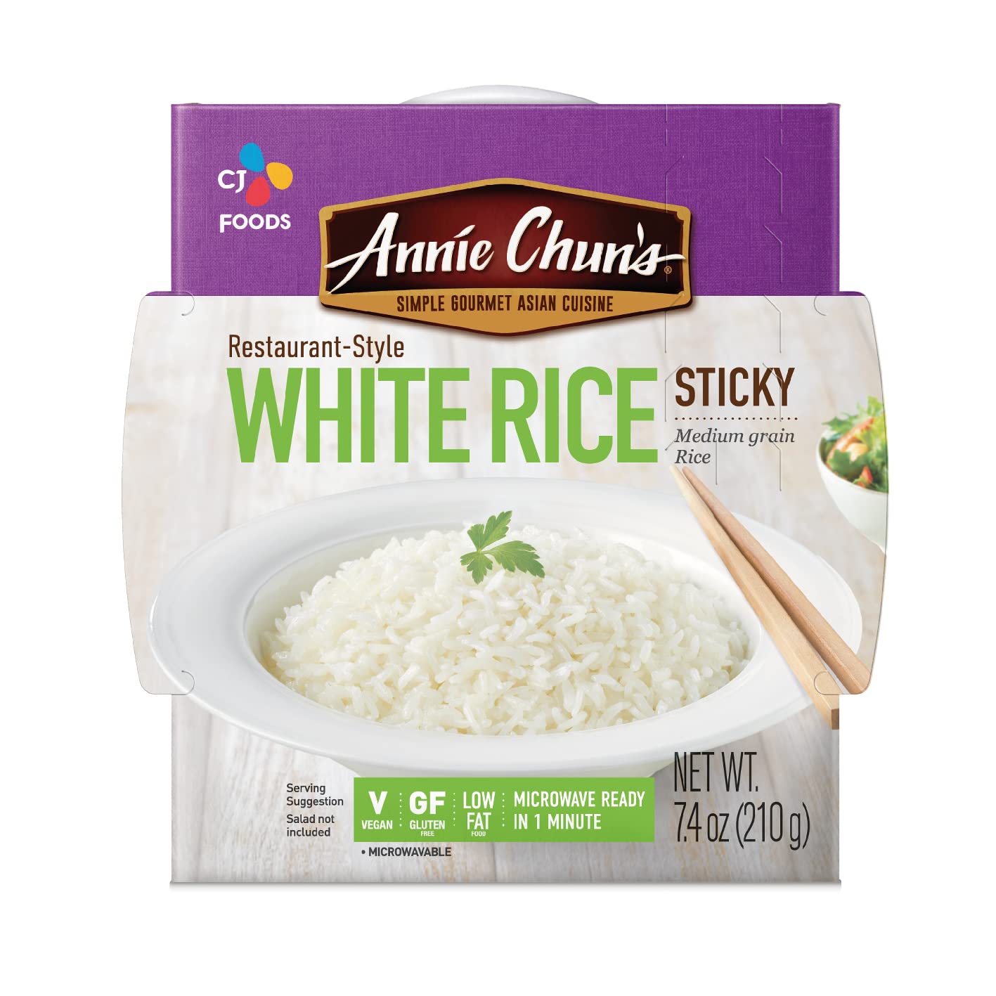 In the pursuit of a convenient yet satisfying meal option, I recently tried Annie Chun's Cooked White Sticky Rice. This review aims to provide an unbiased and comprehensive perspective on this instant, microwaveable rice option that boasts being gluten-free, vegan, low fat, and delicious.Taste and Texture:Annie Chun's Cooked White Sticky Rice offers a delightful taste and texture, reminiscent of freshly cooked sticky rice. The rice grains maintain their stickiness and softness after microwaving,