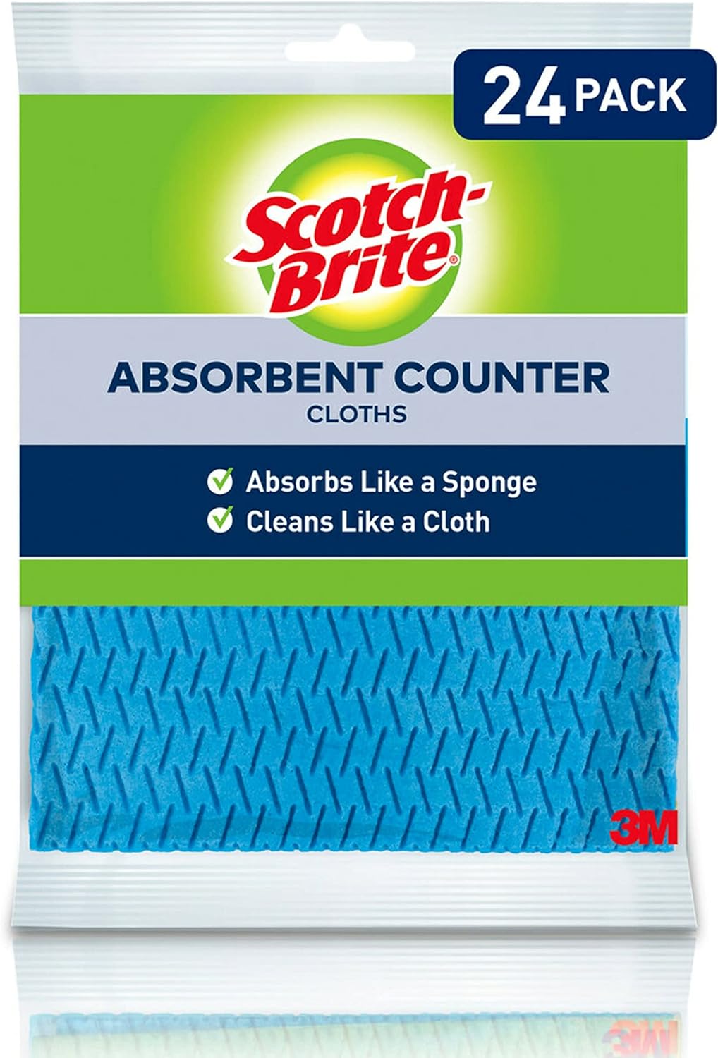 Scotch-Brite Absorbent Vanity Cloth, 24 Cloths