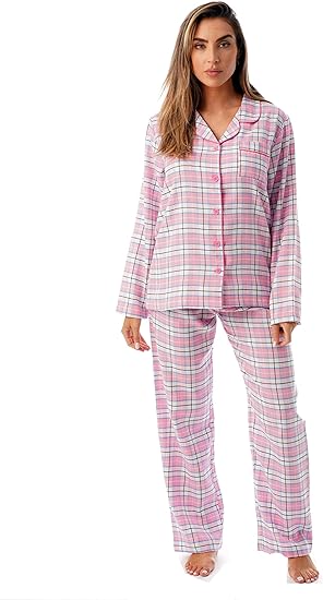 Just Love Long Sleeve Flannel Pajama Sets for Women