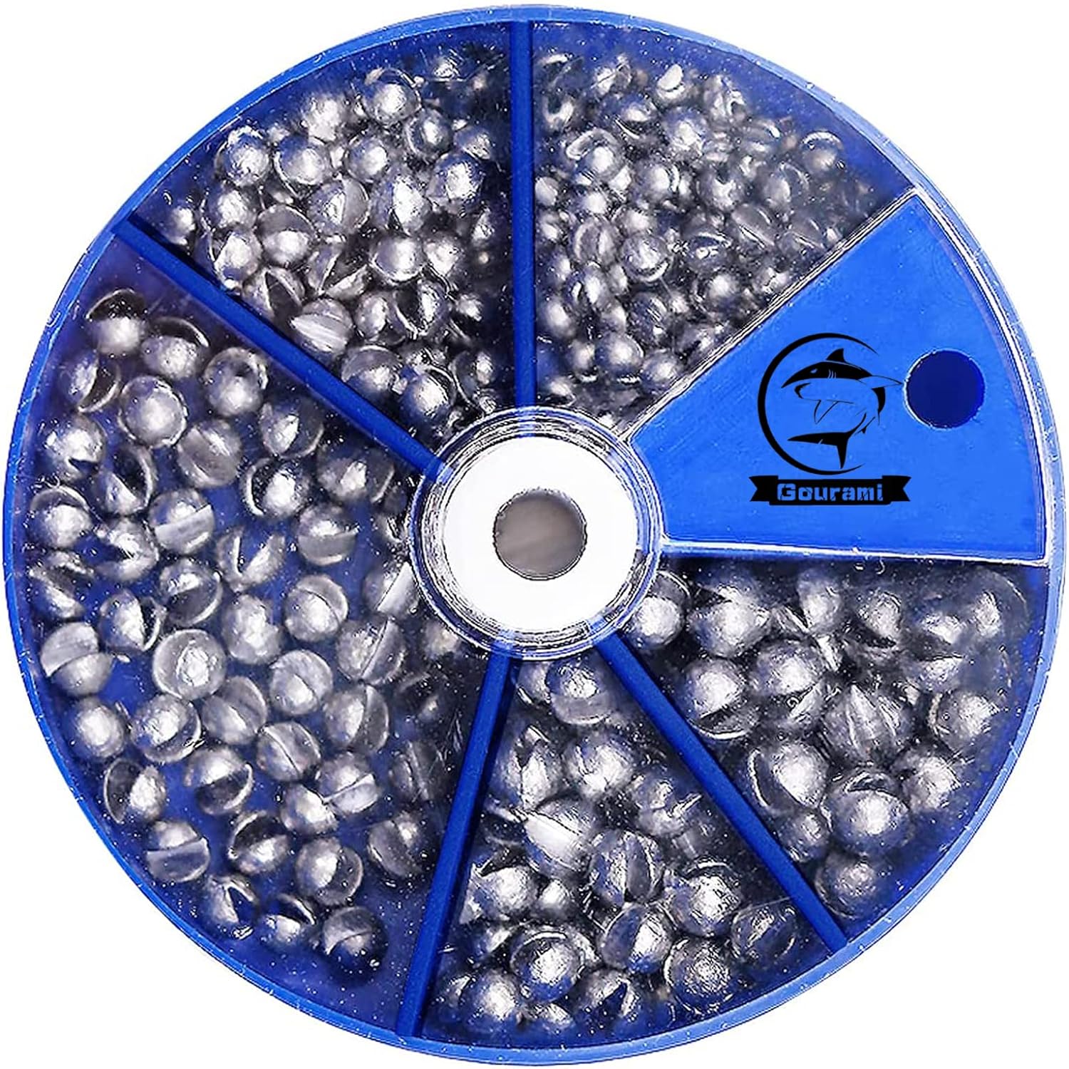 Fishing Weights Sinkers,230pcs/107pcs Lead Split Shot Weights,Removable Round Fishing Sinkers