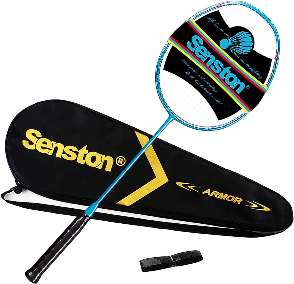 Senston N80 Badminton Racket Carbon Fiber Badminton Racquet, Single Professional Badminton Racket