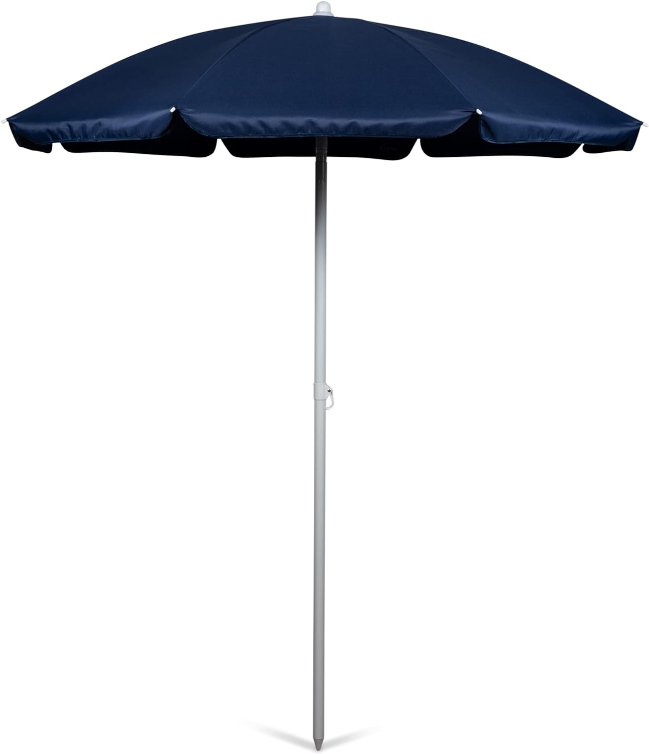 PICNIC TIME Outdoor Canopy Sunshade Beach Umbrella 5.5', Small Patio Umbrella, Beach Chair Umbrella, (Navy Blue)