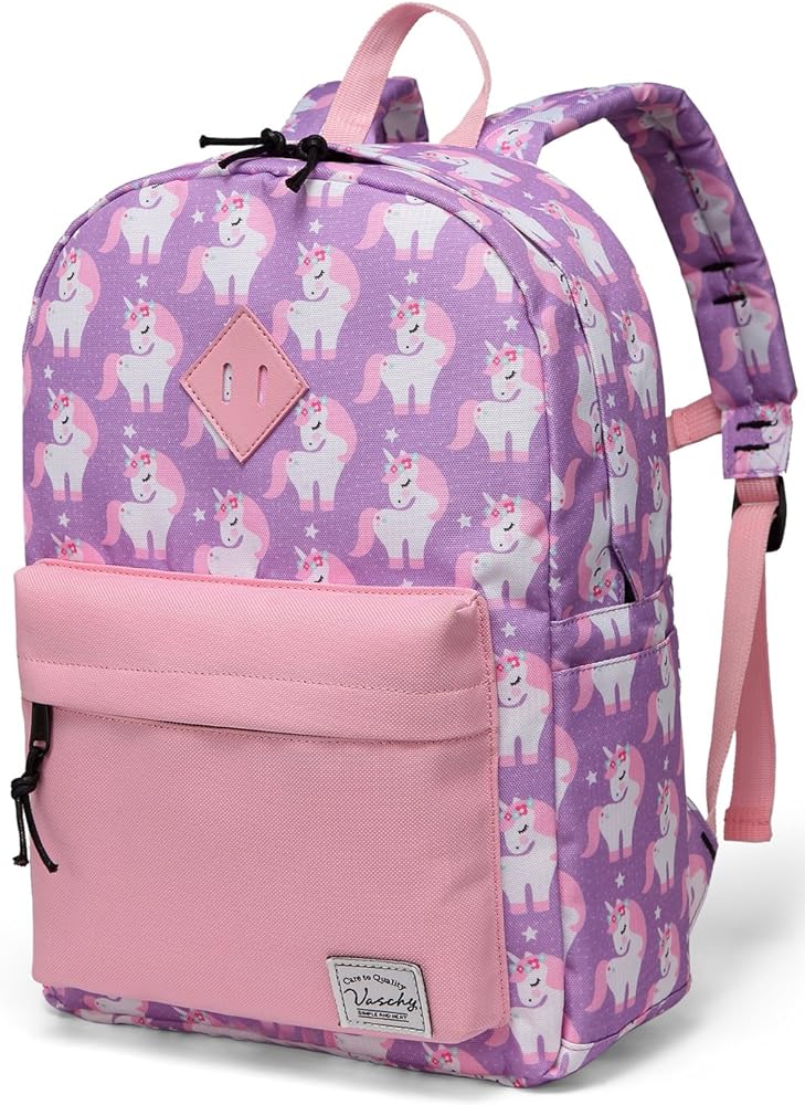 I purchased this so that my two-year-old daughter could wear a backpack to school with her change of clothes. She is very independent and wanted to carry her own and this is the perfect size for her. It is smaller than a regular backpack. It is lightweight, washable, and has held up very well despite how much it is used. The colors are vibrant and fun. She loves the dinosaur pattern.