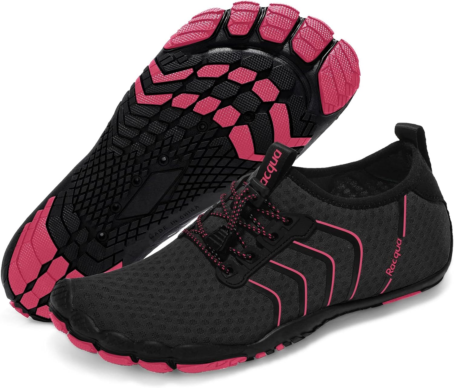 Racqua Water Shoes Quick Dry Barefoot Beach Aqua Sport Swim Surf Pool Hiking Diving Walking for Men Women