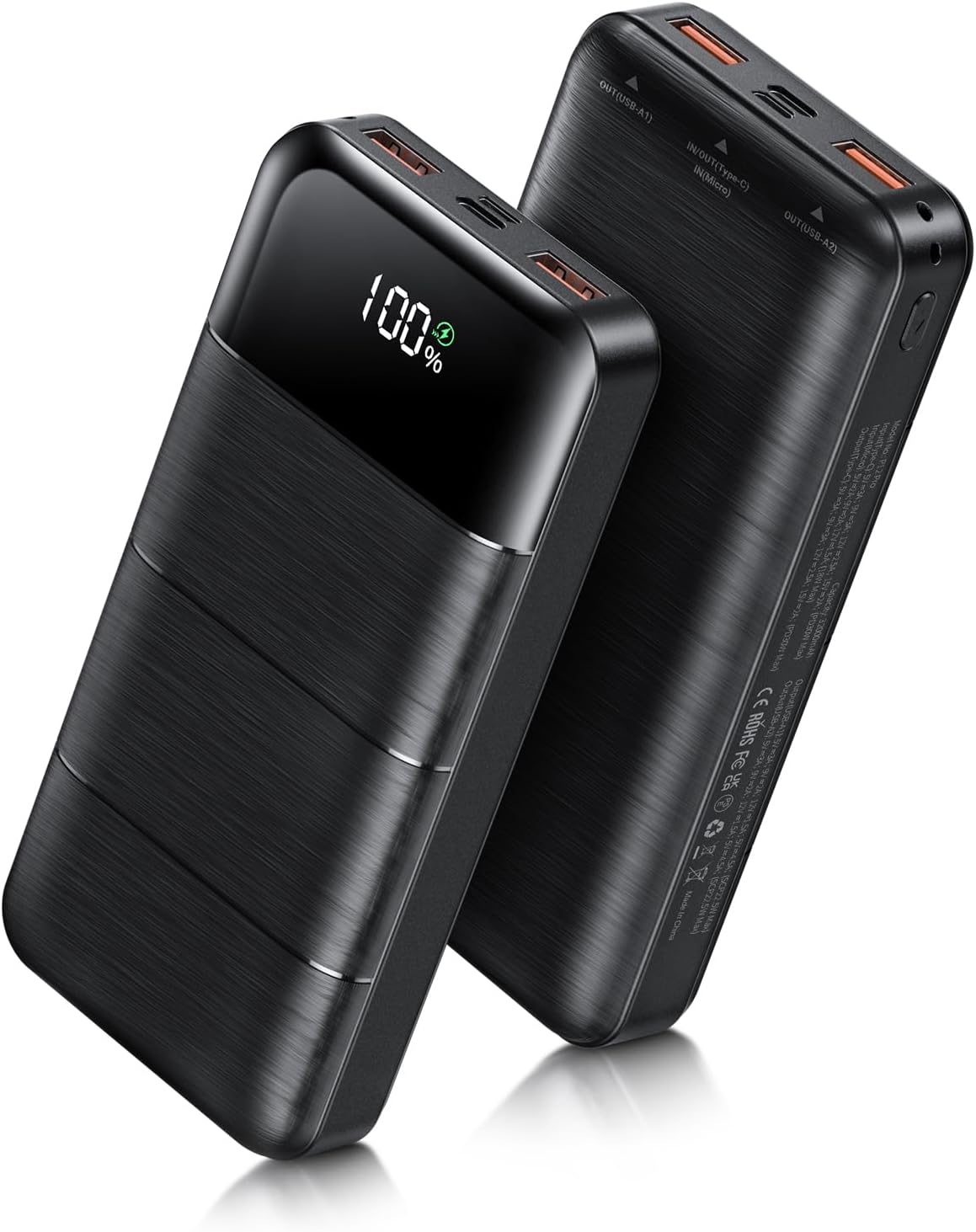 This product is excellent! I have never used a power bank before, and I regret that I have not. I have two phones, and I was able to charge both phones twice, without having to recharge the device. It is small enough fit into any bag or purse, and it visually looks good. A great product, for a great price! I would strongly recommend anyone who is looking for a reliable power bank, choose this one!!! Awesome product!