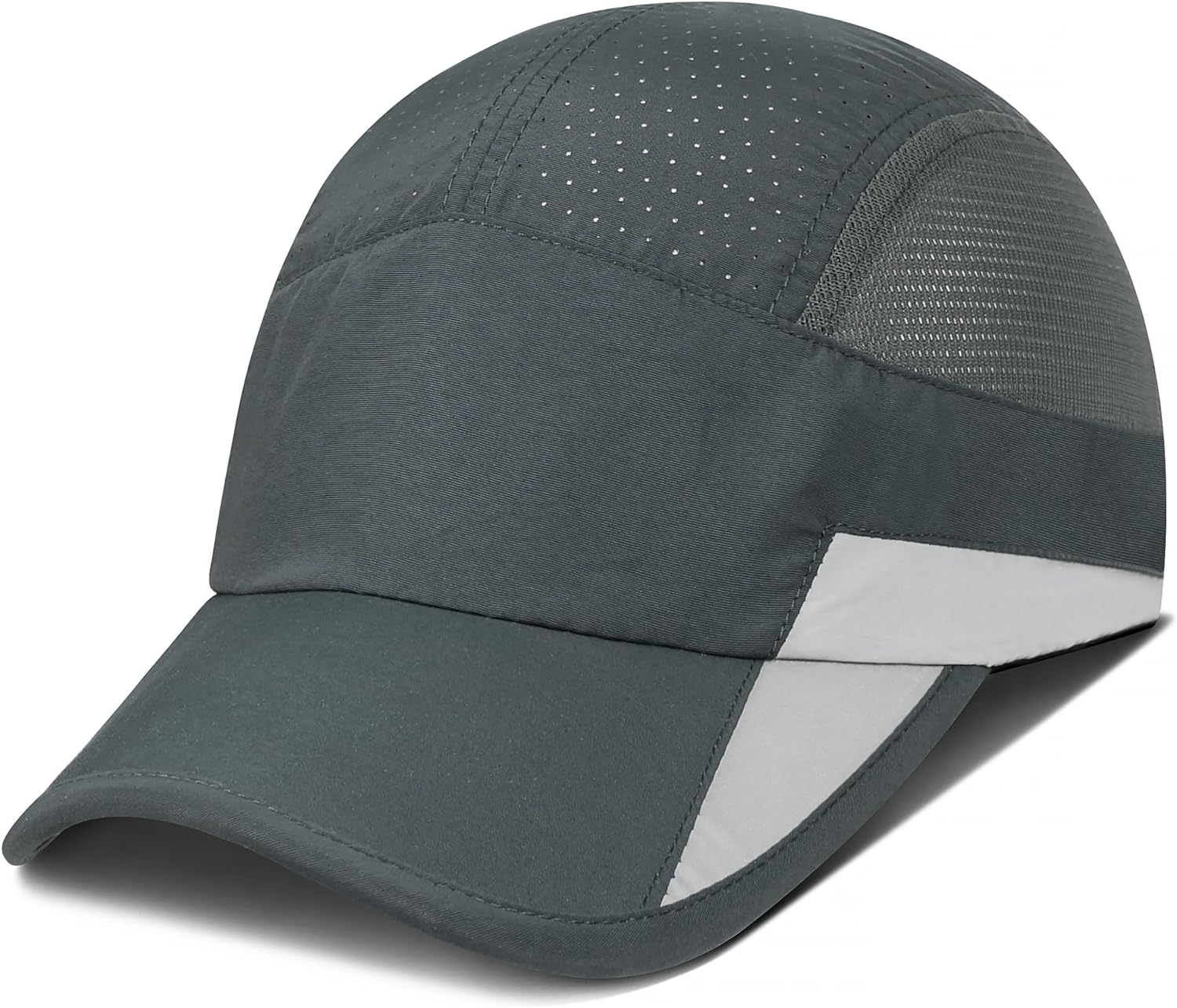 GADIEMKENSD Unstructured Reflective Breathable Sports Cap Fast Dry for Unisex