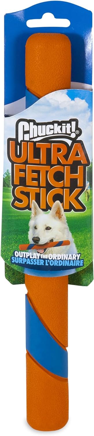 Chuckit Ultra Fetch Stick Outdoor Dog Toy, 12 Inches, for All Breed Sizes