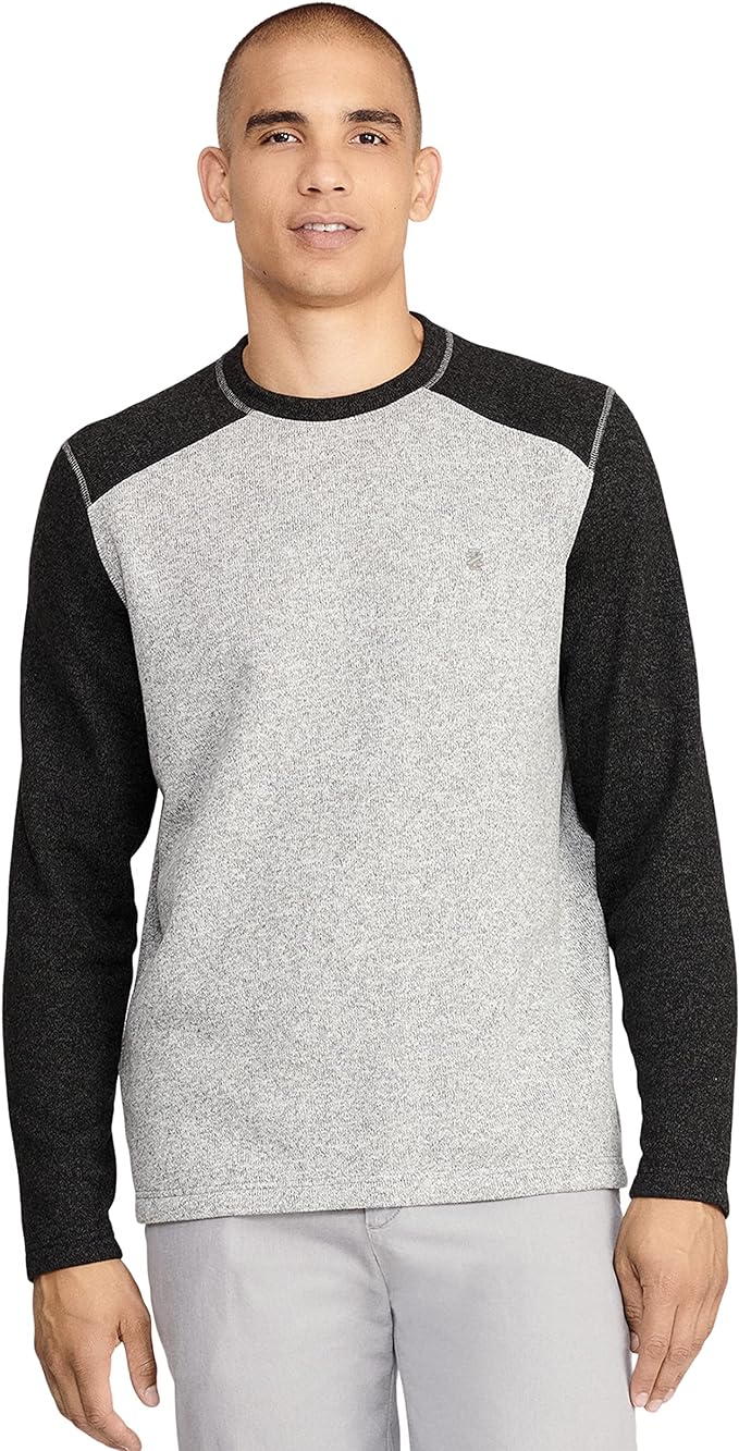 IZOD Men' Advantage Performance Crewneck Sweater Fleece