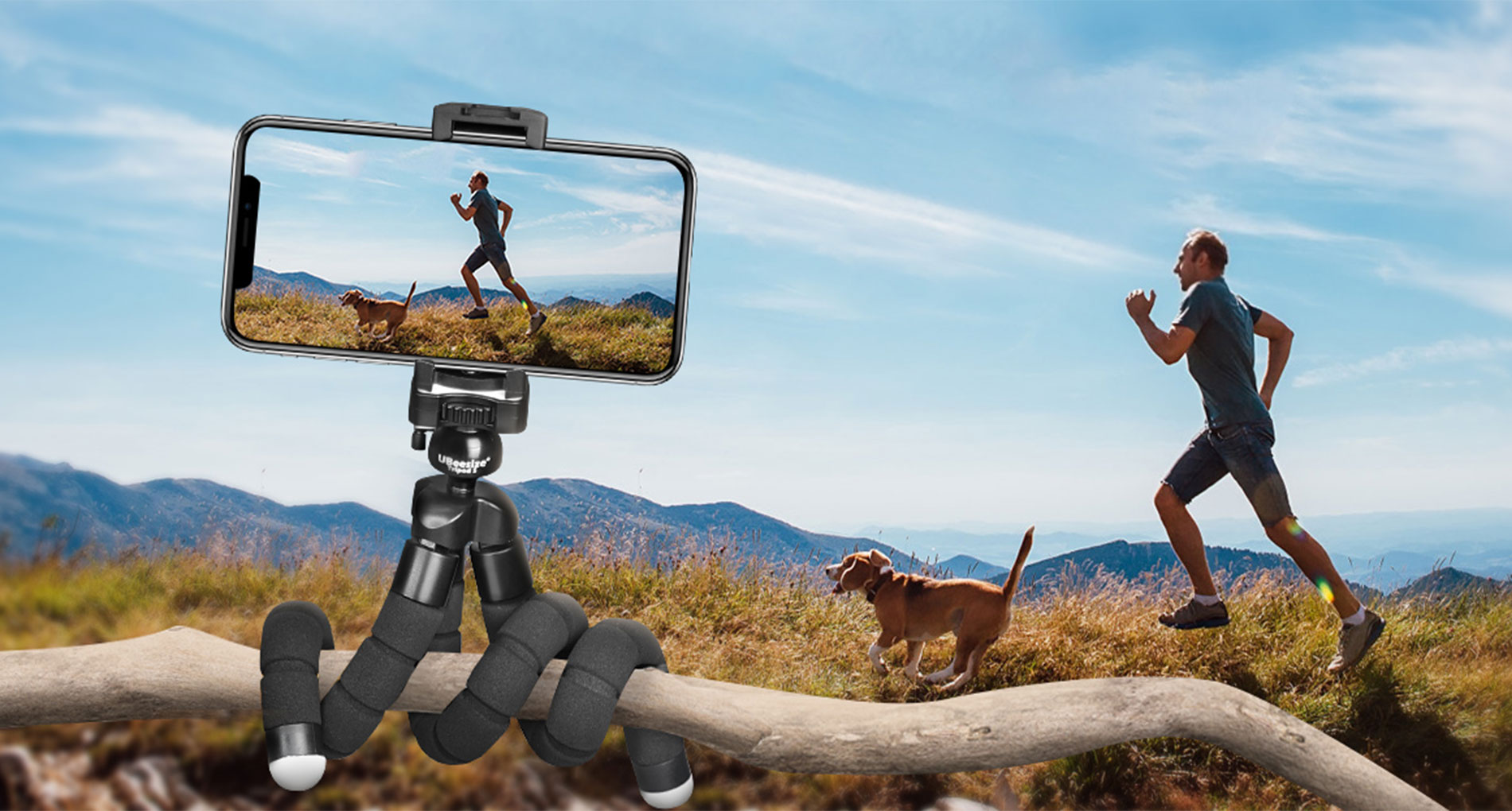 UBeesize Phone Tripod, Premium Flexible Phone Tripod with Remote and Phone Mount, Mini Tripod Stand for Camera, GoPro