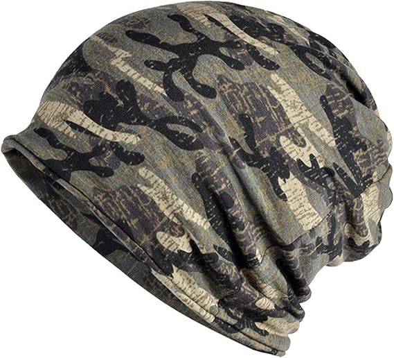 CAMOLAND Winter Beanie Hats for Men Women Camo Slouchy Beanies Fleece Lined