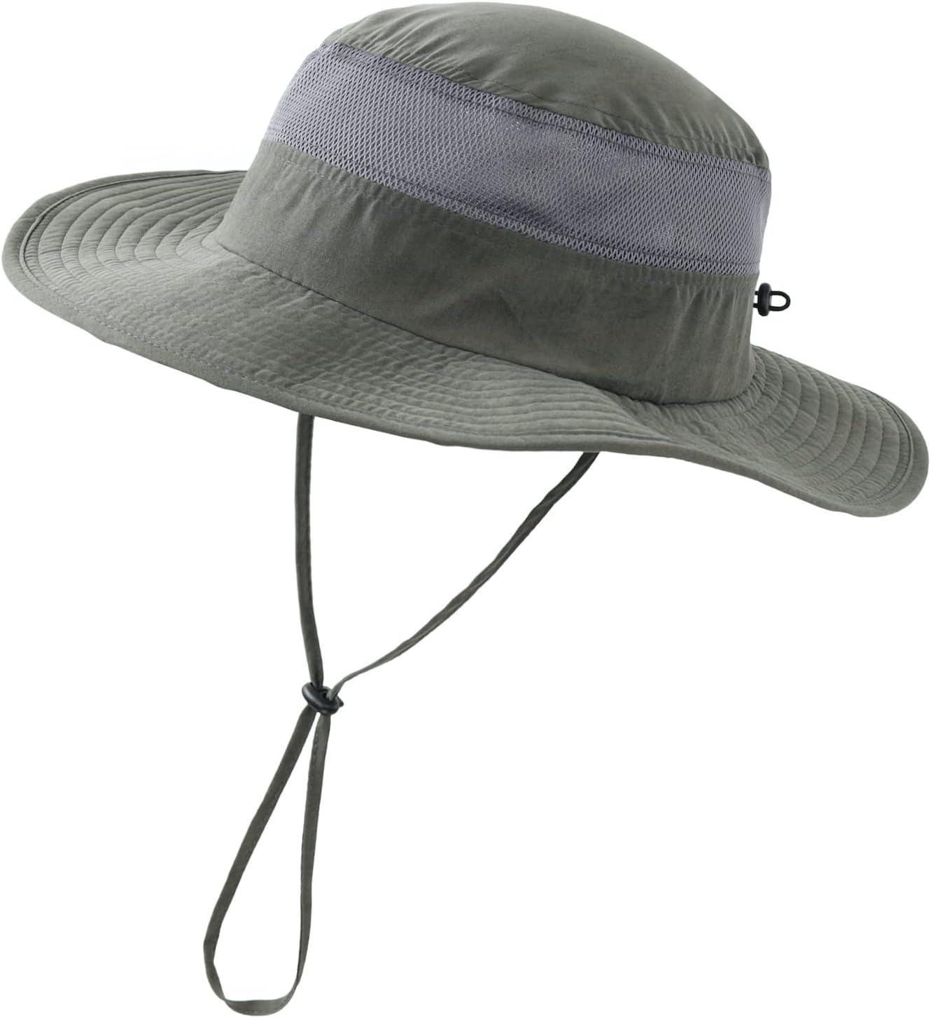 Home Prefer Men' Sun Hat UPF 50  Wide Brim Bucket Hat Mesh Fishing Hat