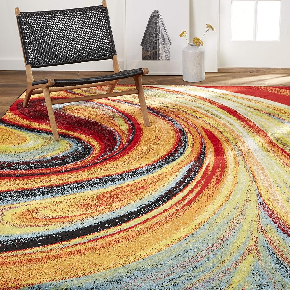 Home Dynamix Adja Modern Area Rug, Splash (5'2" x 7'2")