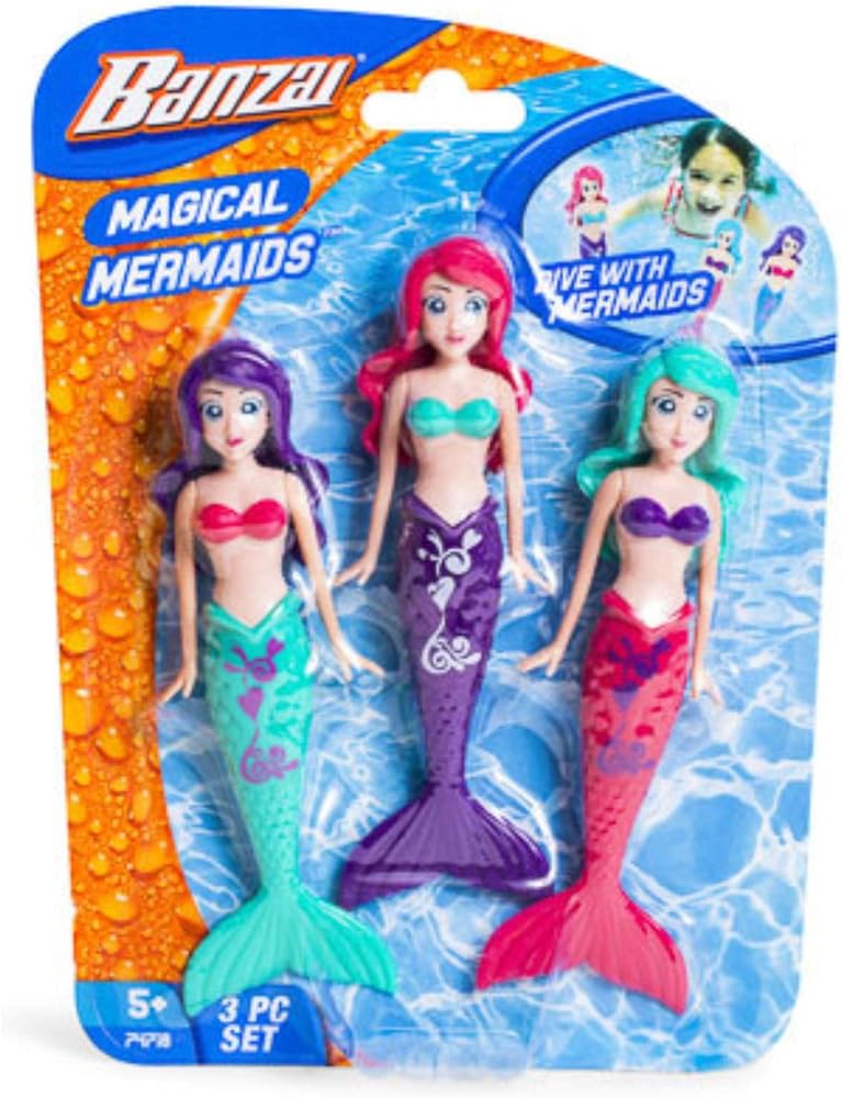 This was our second set of sinkable mermaids.  The dog got a hold of a couple of them and ruined them, so we got more.  4-stars for durability because before the dog got ahold of them, a couple of the arms broke off, but they still functioned as dive toys.