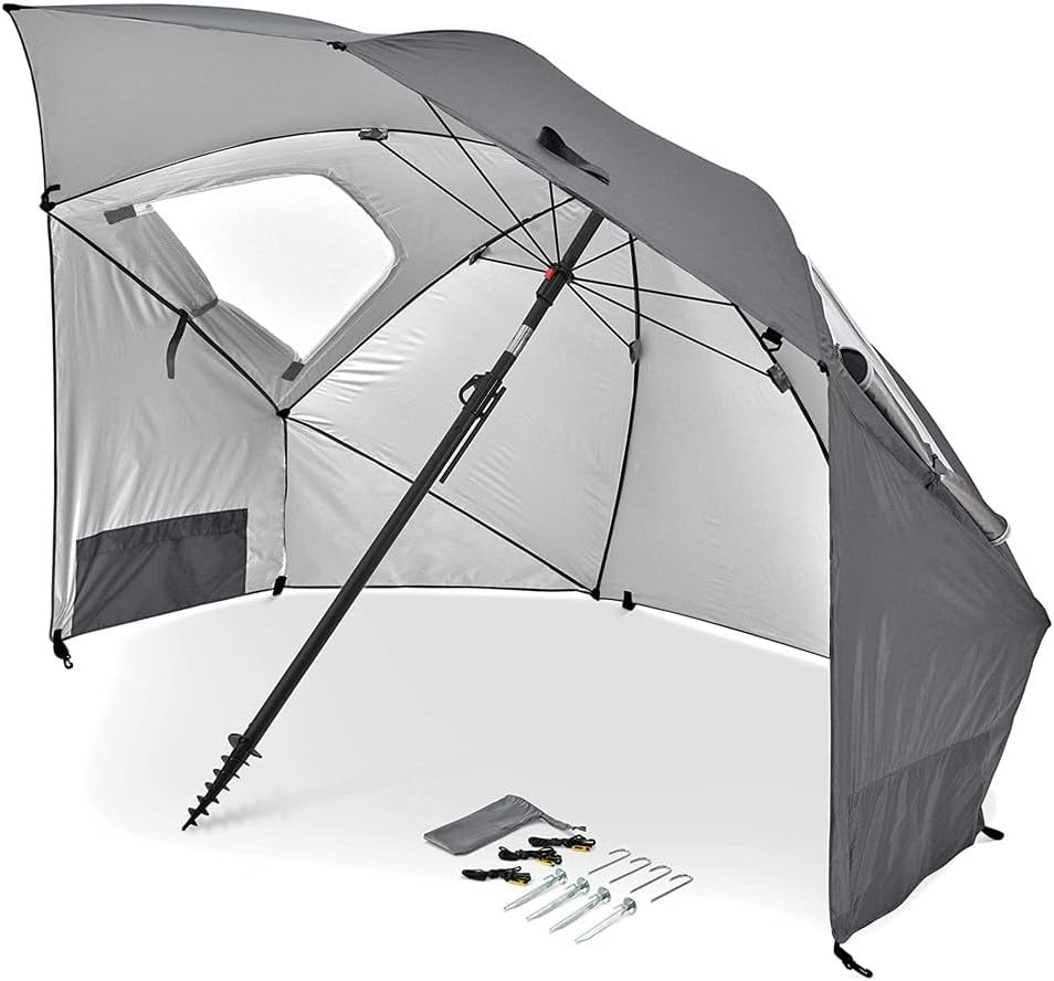 Sport-Brella Premiere UPF 50  Umbrella Shelter for Sun and Rain Protection (8-Foot)