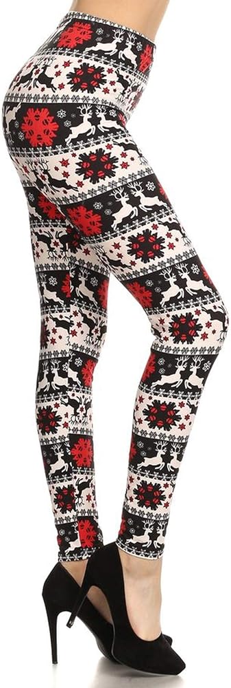 I love these. The pattern is super cute (Christmas weenie dogs). They are so soft and comfortable.  I got the larger size, and I must admit, I was skeptical as to whether or not they would fit me because they looked small. But I tried them on and they fit perfectly.  Highly recommend and I will be buying more with different designs.