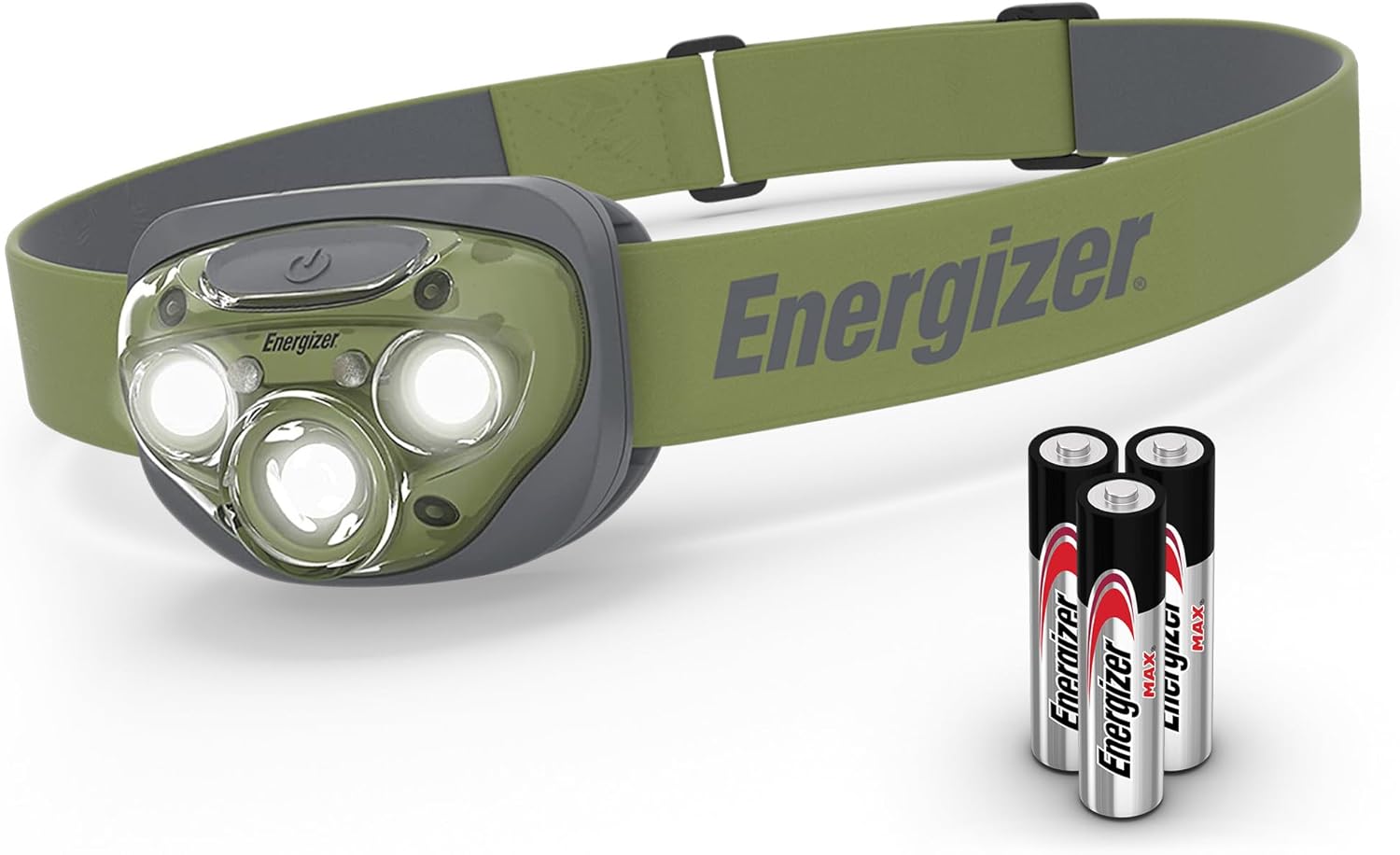 Energizer LED Headlamp Pro260, Rugged IPX4 Water Resistant Head Light, Ultra Bright Headlamps for Running, Camping, Outdoor, Storm Power Outage (Batteries Included)