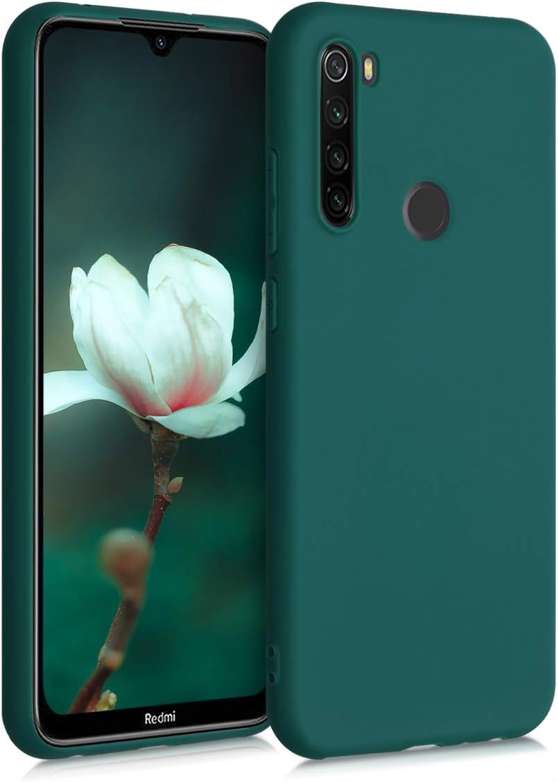 kwmobile Case Compatible with Xiaomi Redmi Note 8T Case - Soft Slim Protective TPU Silicone Cover - Turquoise Green