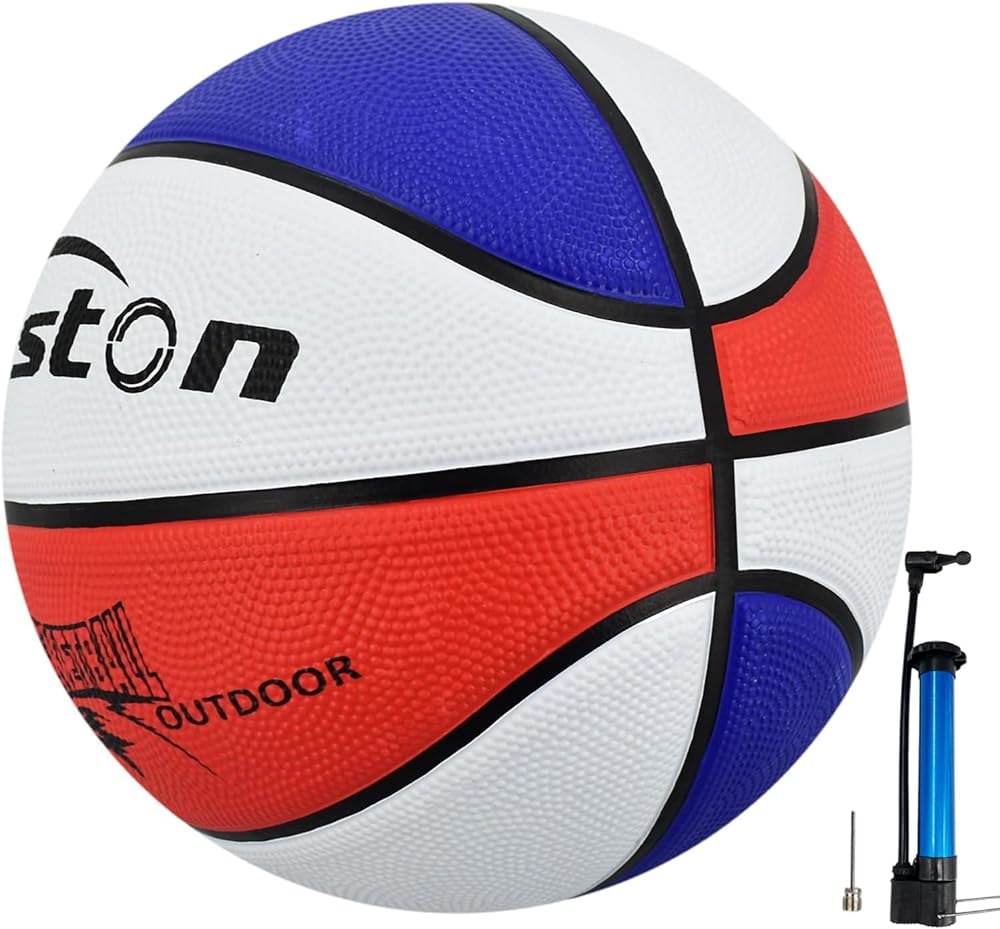 Senston 29.5'' Basketball Outdoor/Indoor Basketball Ball Official Size 7 Street Basketballs with Pump