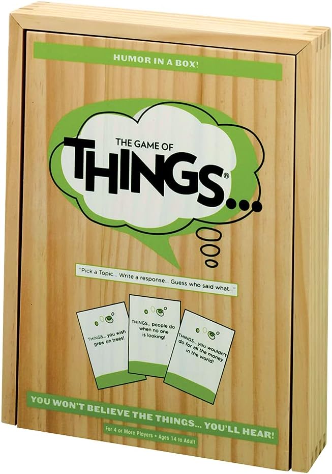 Game of THINGS... Hilarious Party Game  You Won't Believe the THINGS... You Hear  Ages 14+