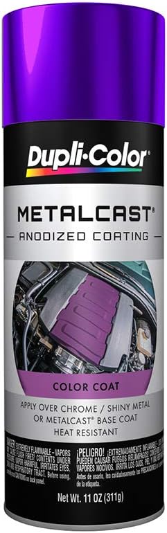 Dupli-Color MC204 Metalcast Automotive Spray Paint - Purple Anodized Coating - 11 oz Aerosol Can