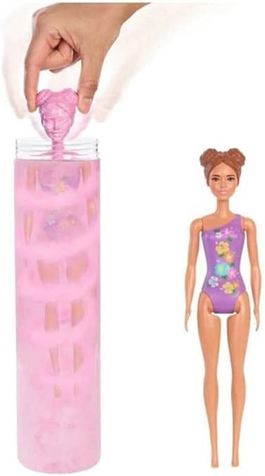 Barbie Color Reveal Doll & Accessories, Sand & Sun Series, 7 Surprises, 1 Doll (Styles May Vay)