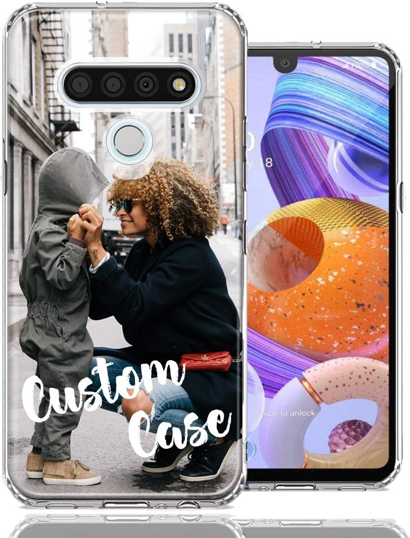 MUNDAZE Design Your Own Stylo 6 Case, Personalized Custom Photo Phone case Cover for LG Stylo 6 - Perfect Custom Case