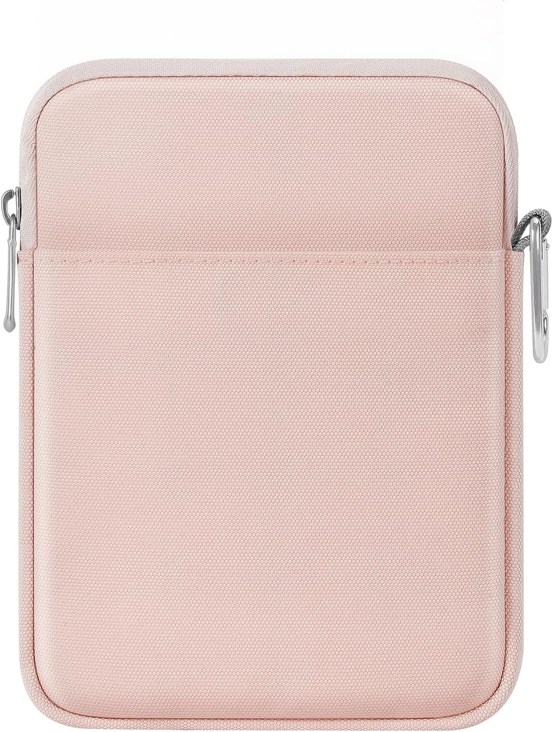 Moko 6-7 Inch Kindle Sleeve Bag, Protective Nylon Cover Compatible with Kindle Paperwhite 2021, Fire 7 2022, All-New Kindle/Kids (11th Generation) 2022, Kindle Oasis E-Reader, Pink