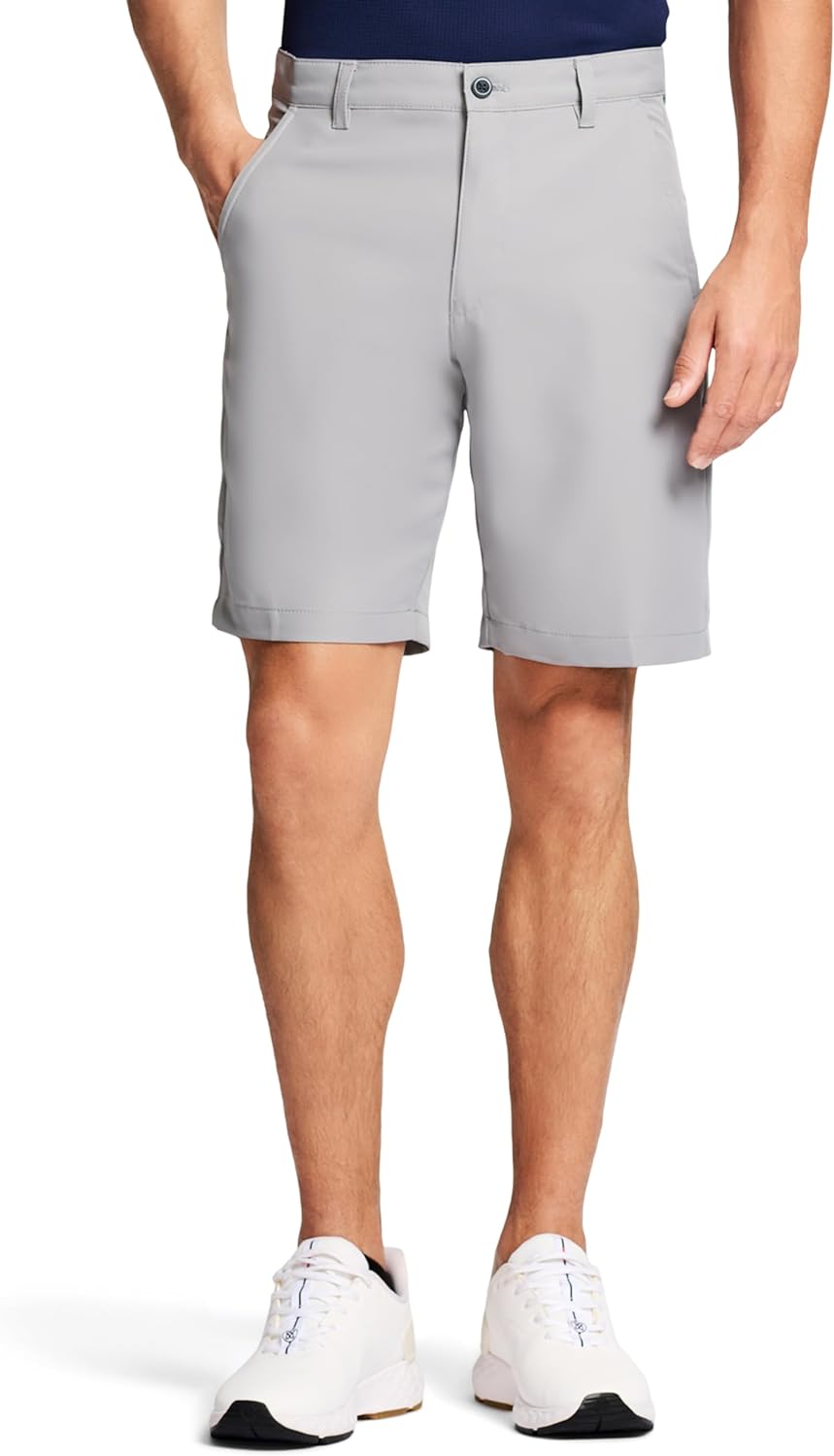 IZOD Mens 9.5"Micro Poly Classic Fit Golf Short