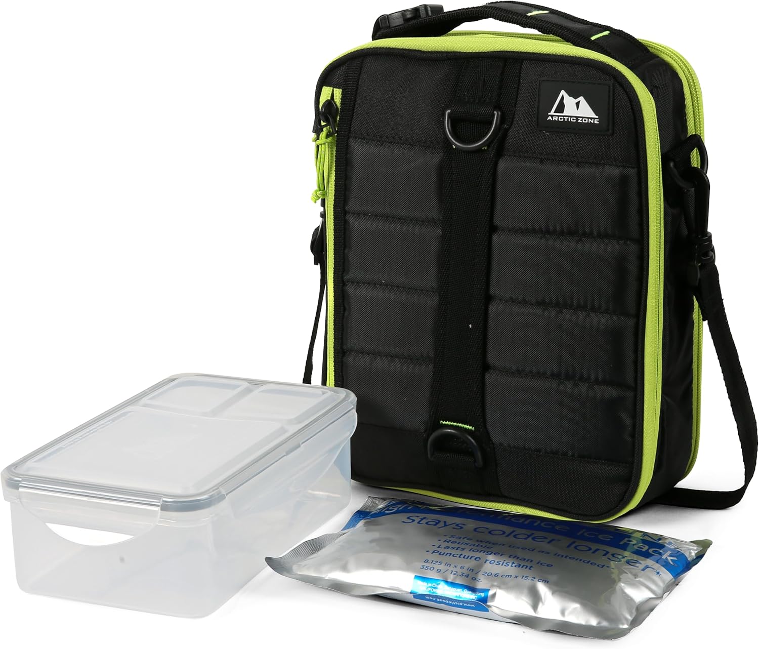 Arctic Zone Ultimate Upright Expandable Lunch Pack, Black