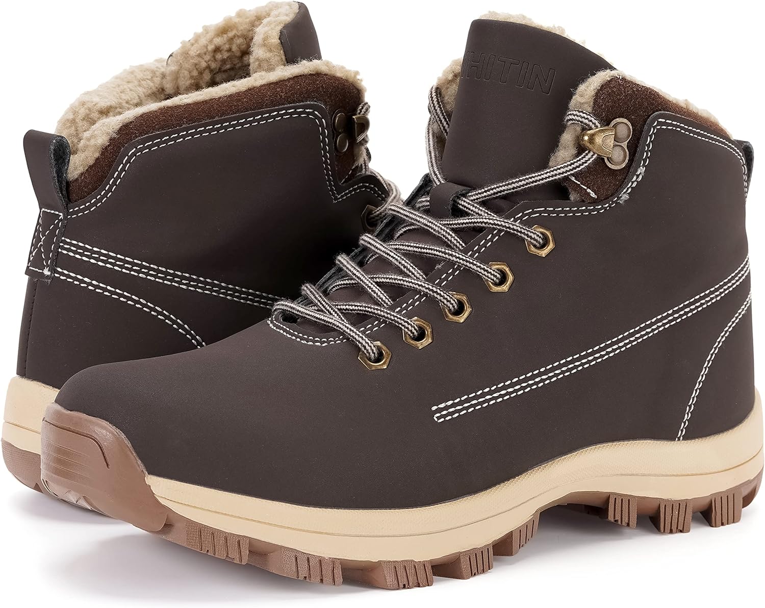 WHITIN Men's Waterproof Cold-Weather Boots