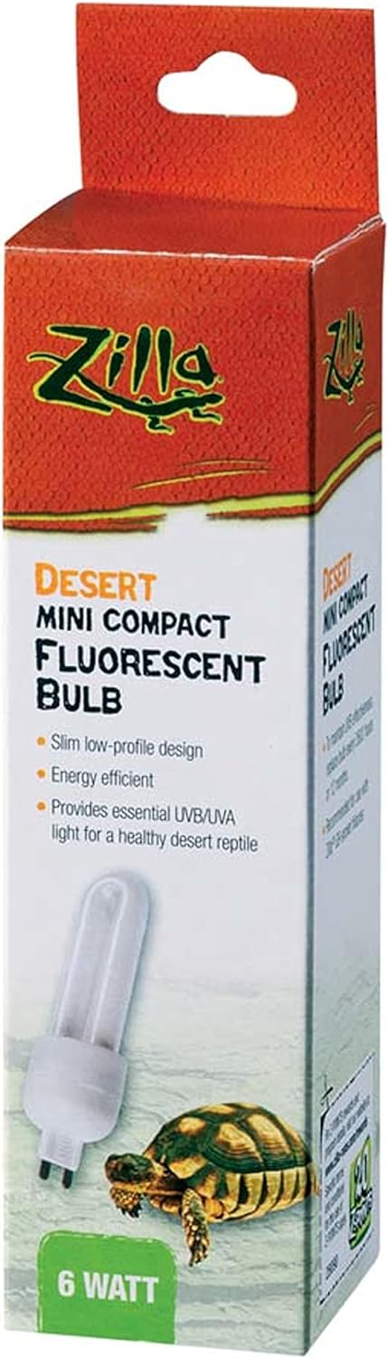 Zilla Mini Compact Fluorescent Bulbs Desert,White