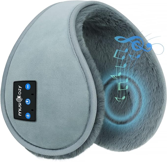 MUSICOZY Bluetooth Ear Muffs for Winter Women Men Kids Girls, Ear Warmers Wireless EarMuffs Headphones