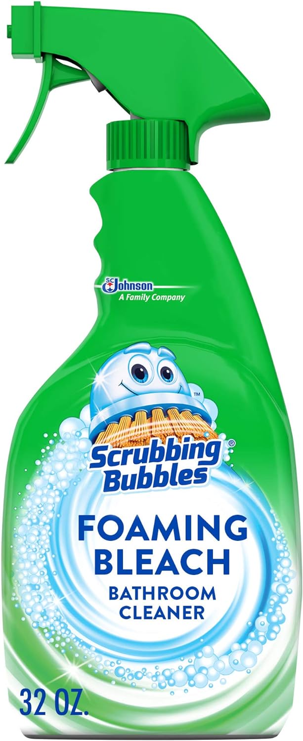 Scrubbing Bubbles, Foaming Bleach Bathroom Cleaner, 32 oz