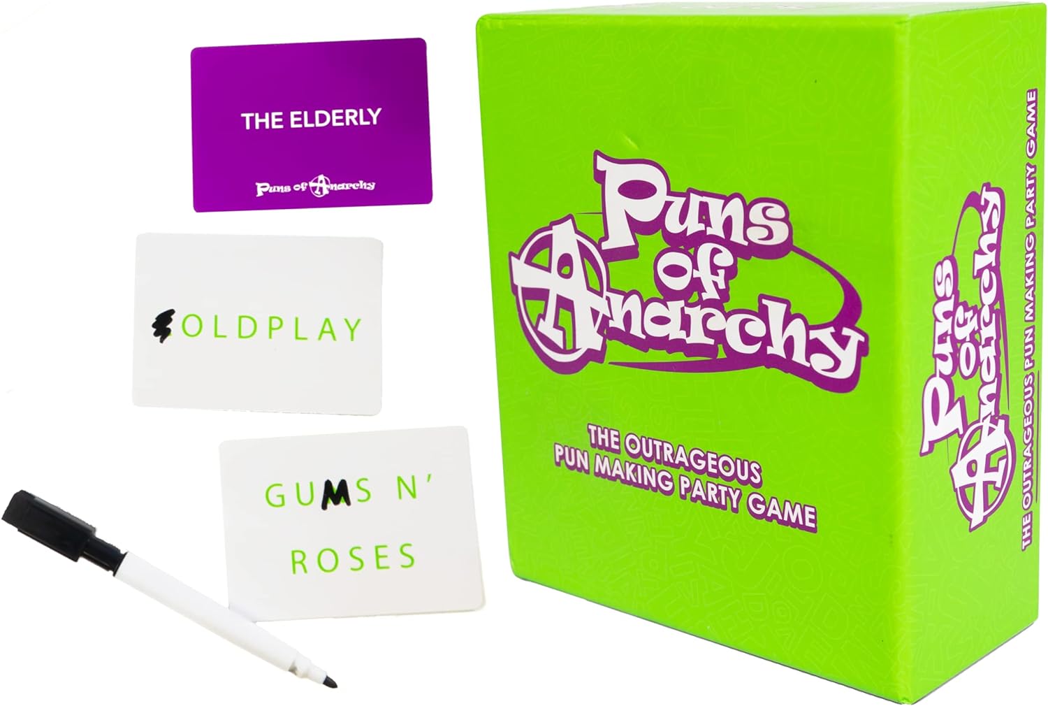 The Outrageous Pun-Making Game - No Bands, Movies, or Famous Things are Safe from Becoming Hilarious Wordplay Game for Creative People