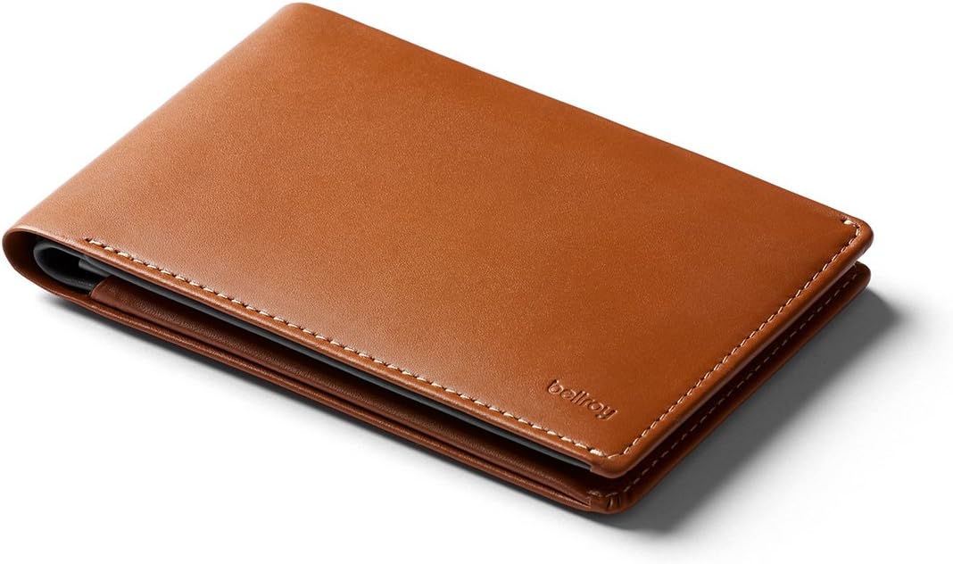 Bellroy Travel Wallet, travel document holder (Passport, tickets, cash, cards and pen) - (Caramel)