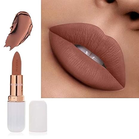 Phoera ABSOLUTE VELVET MATTE LIPSTICK LONG LASTING WATERPROOF PIGMENT MAKEUP (102 Nude)