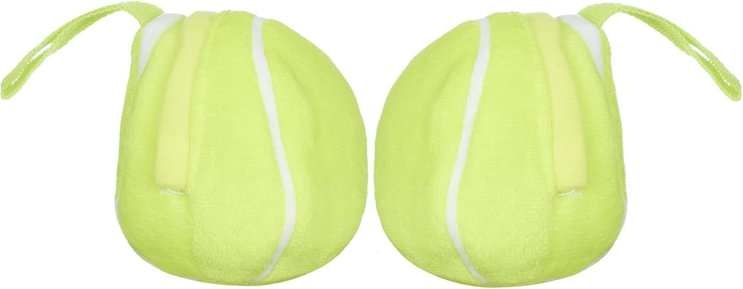 2 Pack Replacement Dog Ball Tennis Plush Cover
