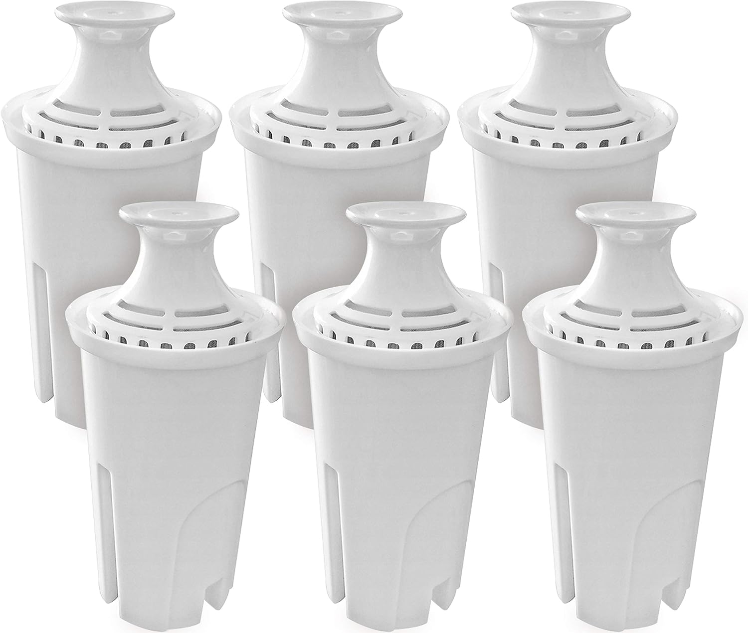 Fette Filter  Pack of 6 Water Replacement Filters Compatible with Standard Brita Water Pitchers