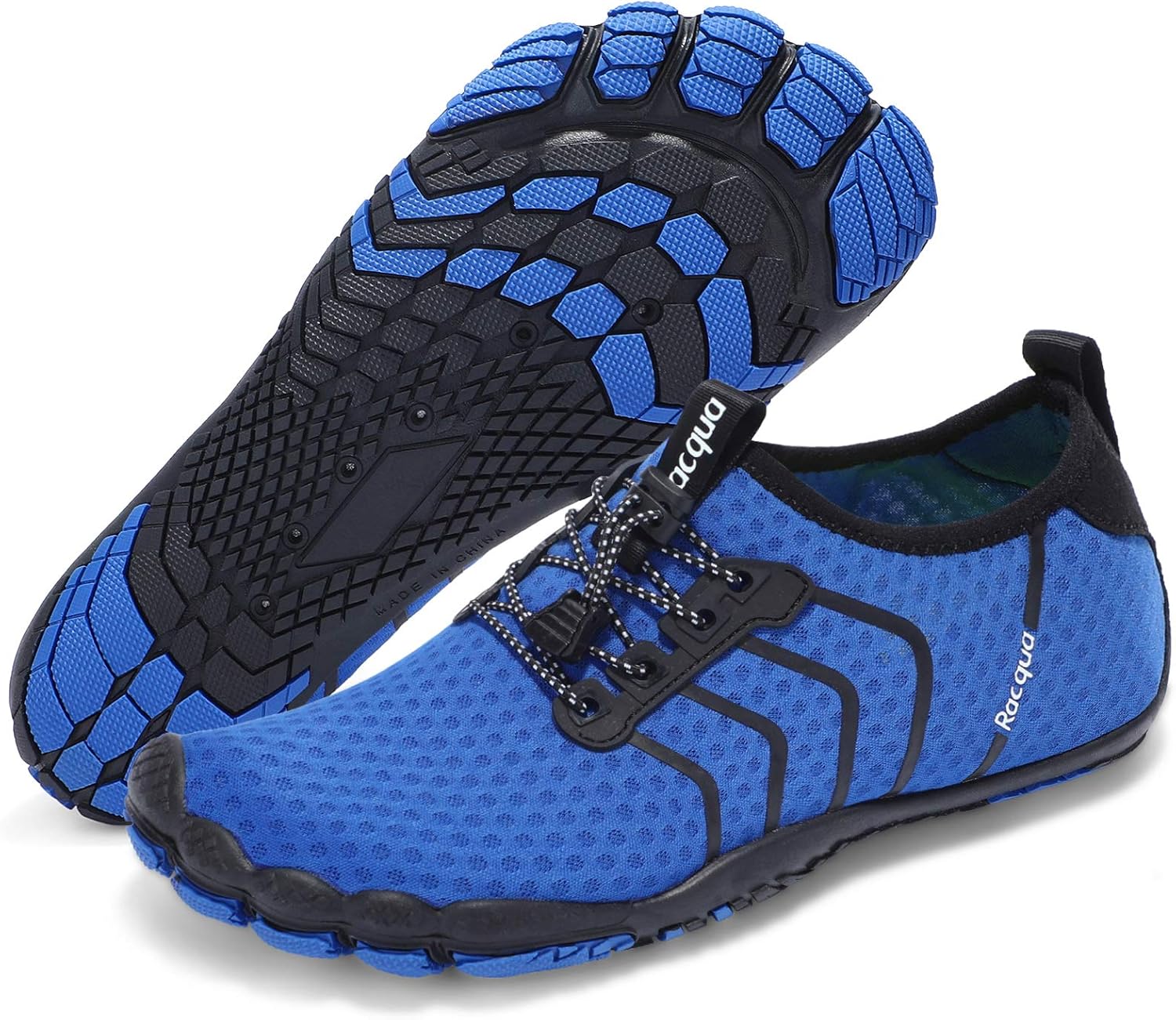 Racqua Water Shoes Quick Dry Barefoot Beach Aqua Sport Swim Surf Pool Hiking Diving Walking for Men Women