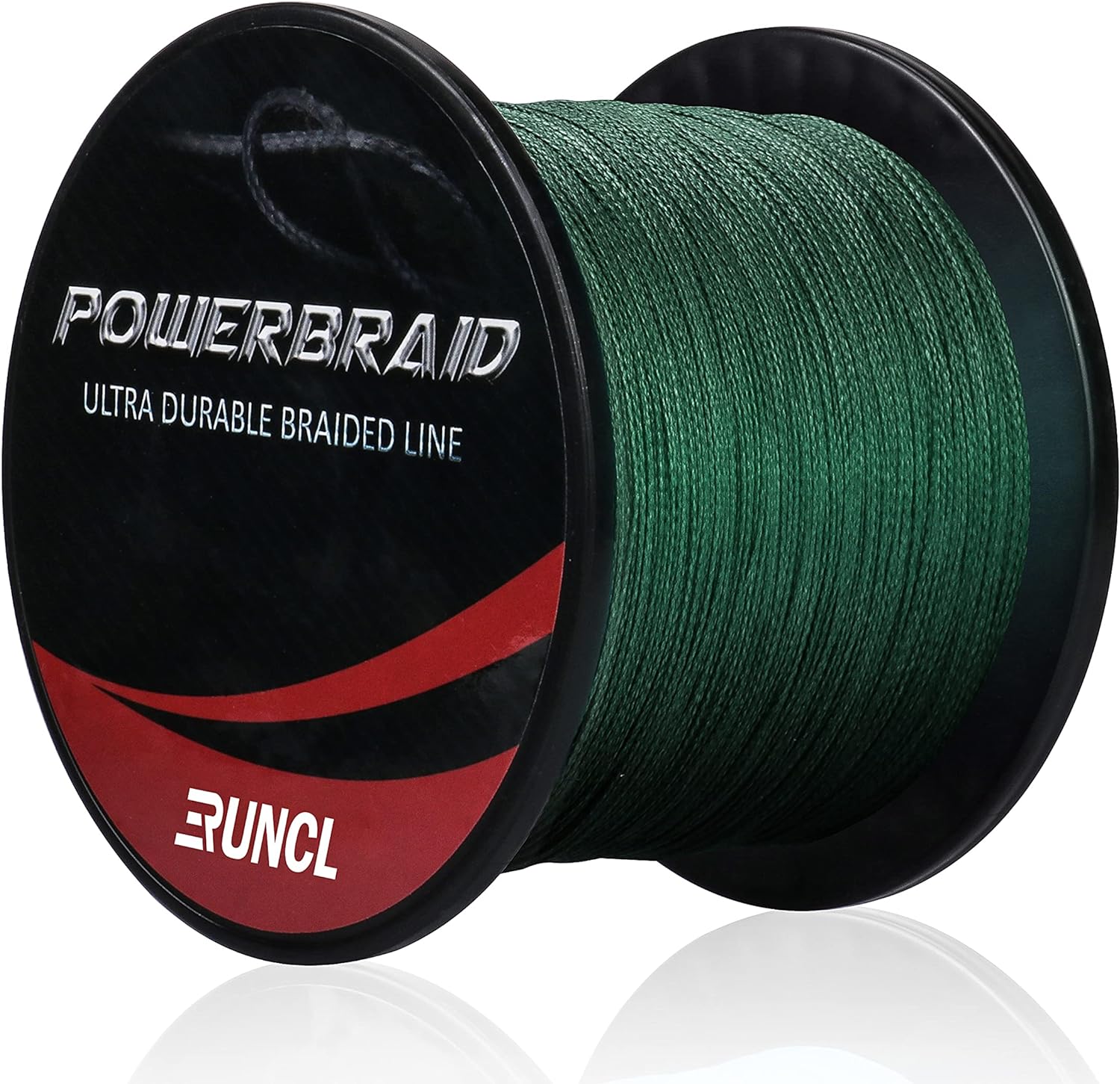 RUNCL PowerBraid Fishing Line 4/8/9 Strands, Braided Fishing Line 300/500/1000Yds - Seamless Weaving Tech, Enhanced Coating Tech, Zero Stretch, High Sensitivity, Smaller Diameter - Braid Line 15-115LB¡­