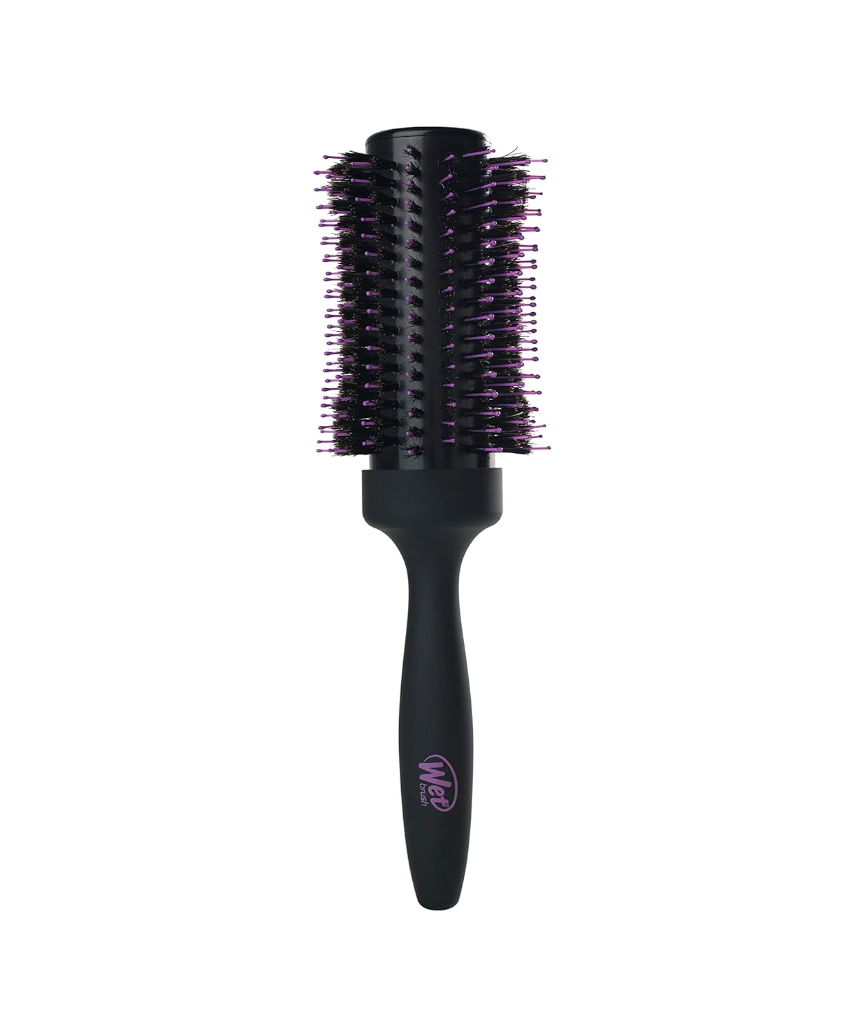 Wet Brush Volume & Body Round Brush for Thick to Coarse Hair - Volumizing Salon Blow-Out with Less Pain, Effort & Breakage - Natural Boar Bristle Detangles Knots, 1.5 Barrel