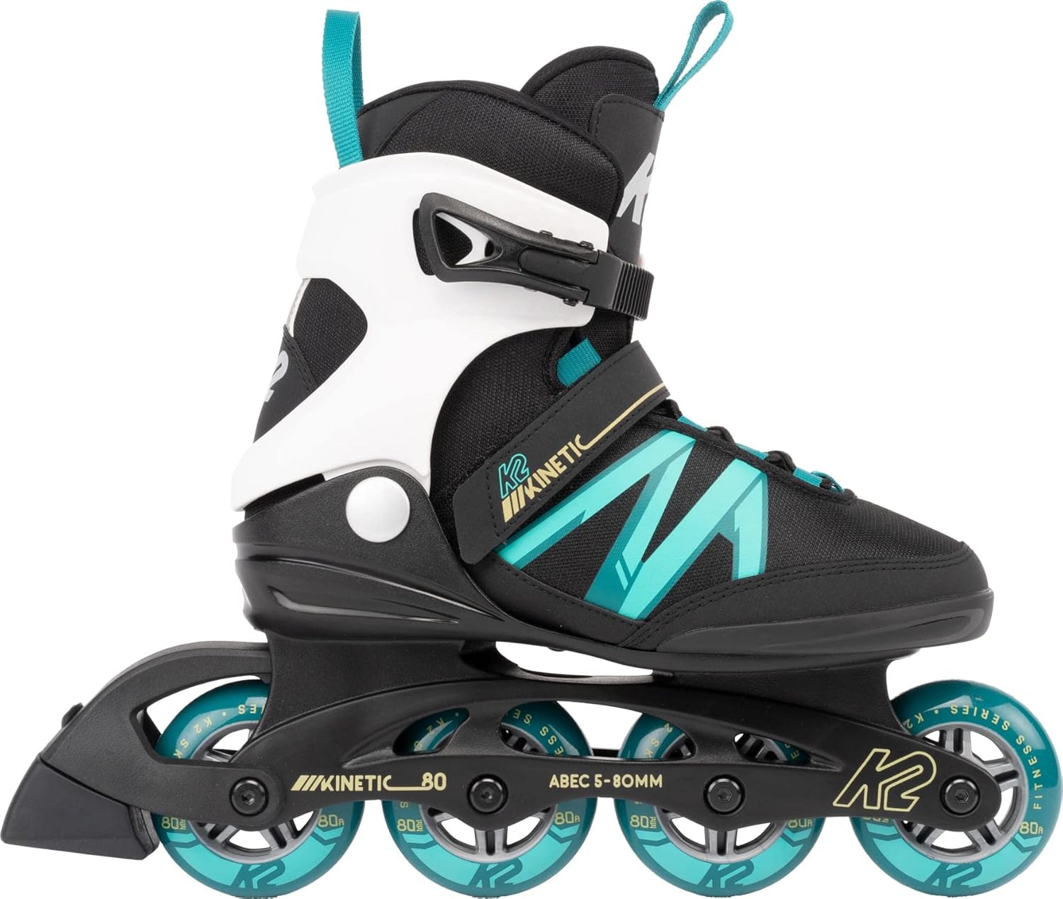 K2 Kinetic 80 Women' Inline Skates, Breathable & Comfortable Original Softboot Skates for Women